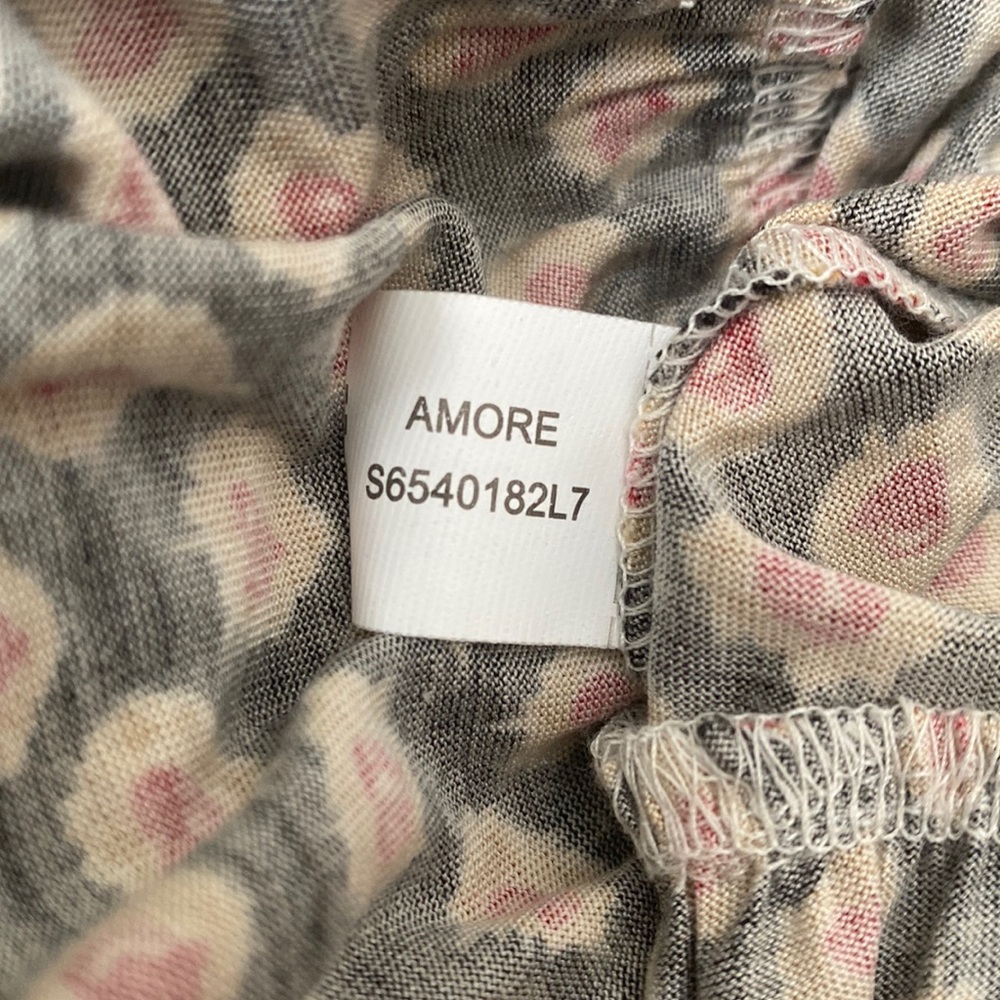 Diane Von Furstenberg Amore Red Hearts Turtleneck Top♥️🖤♥️ - Picture 10 of 10